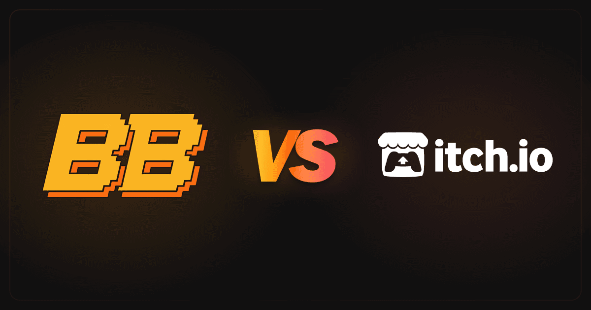 Bounty Board and itch.io logos separated by VS