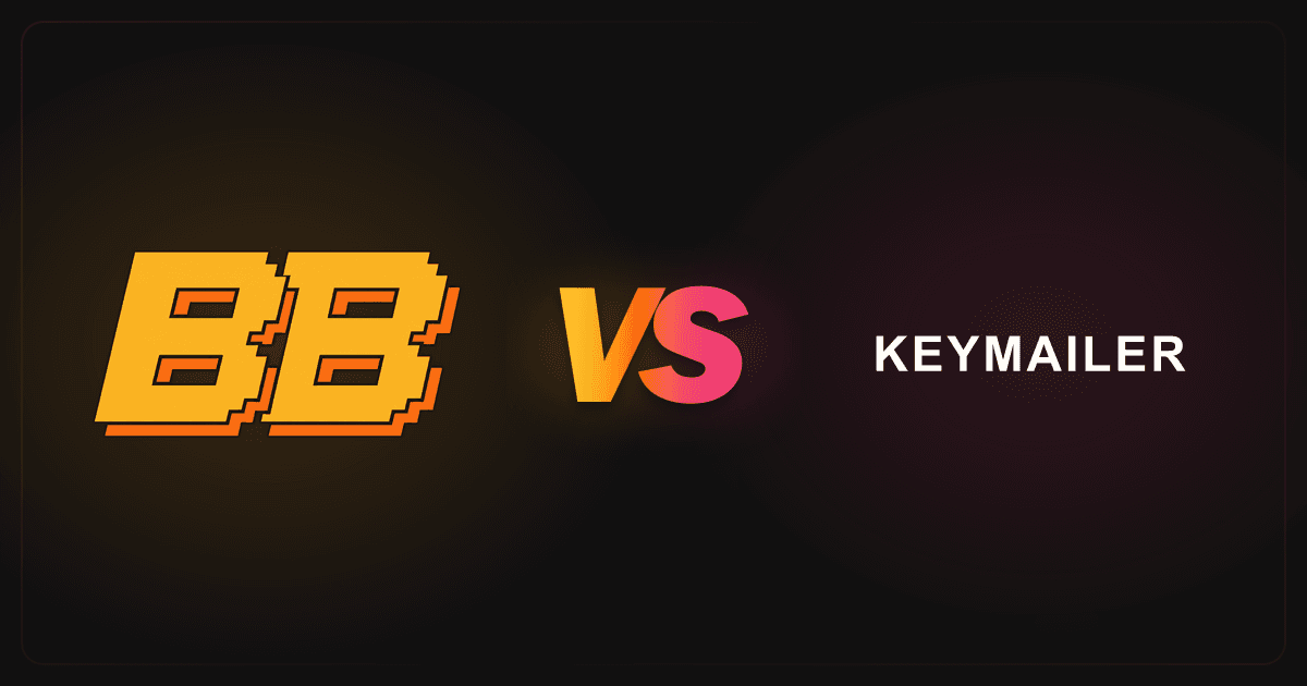 Bounty Board logo and the Keymailer name separated by VS