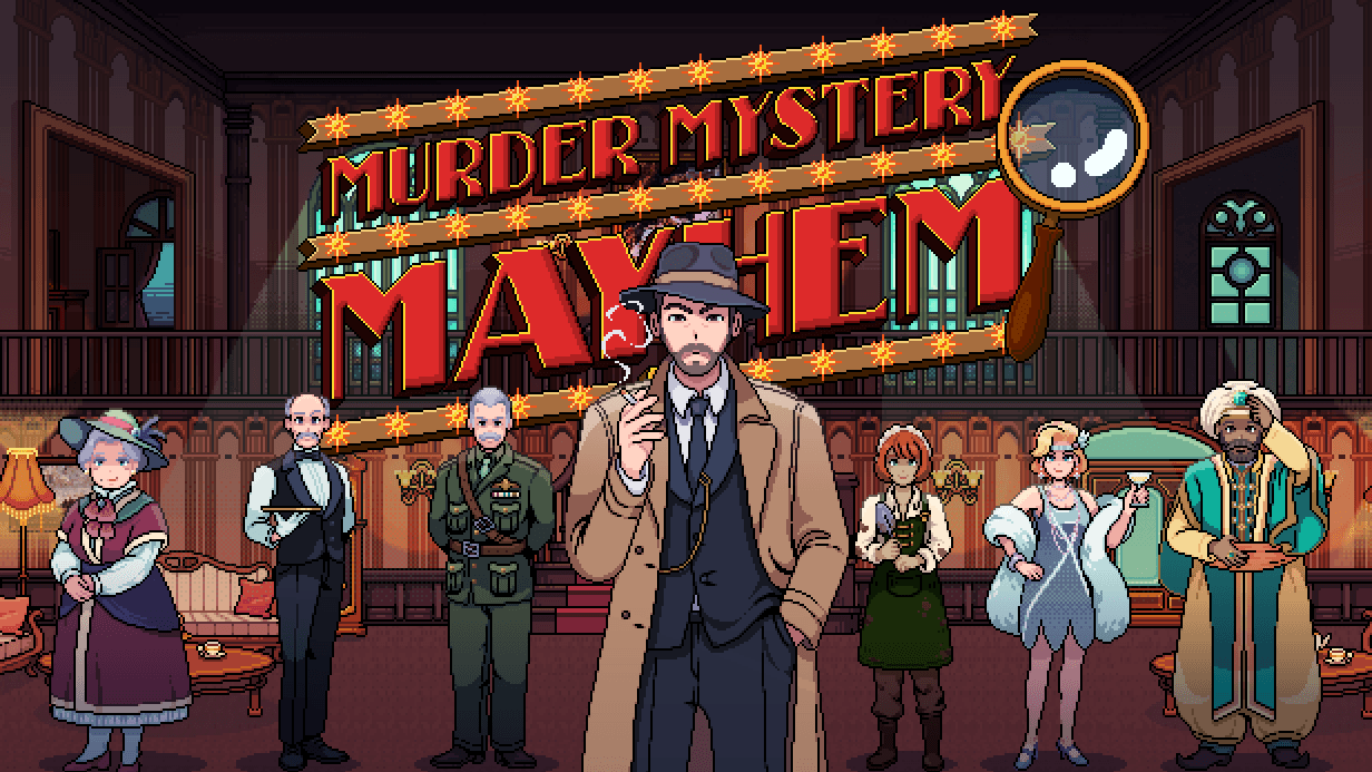 Murder Mystery Mayhem AI cover art