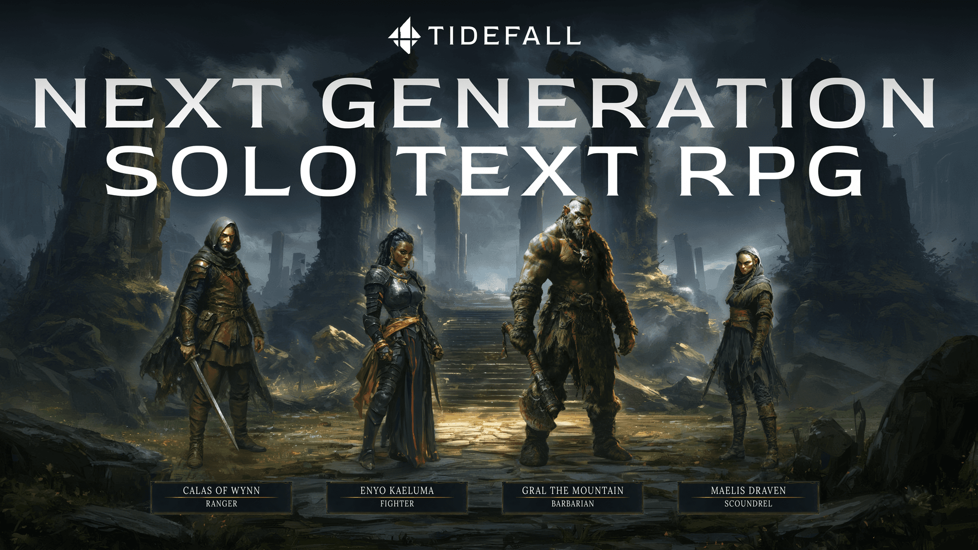 Tidefall | Solo Text-Based Fantasy RPG cover art