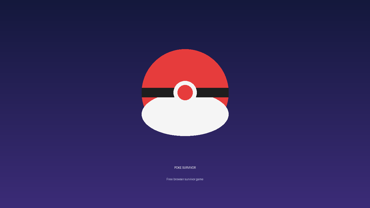 Poke Survivor – Play the Pokémon Survivor Game Free cover art
