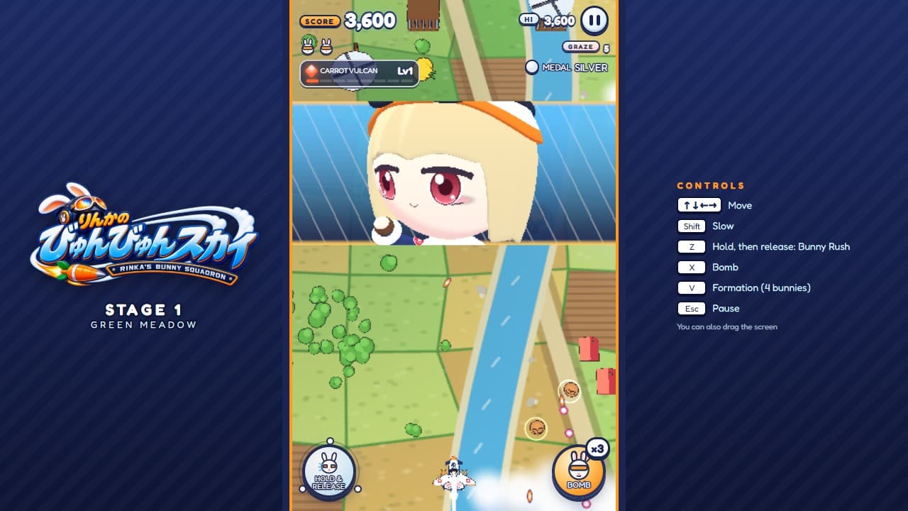 Rinka's Byun Byun Sky: Bunny Squadron screenshot 1