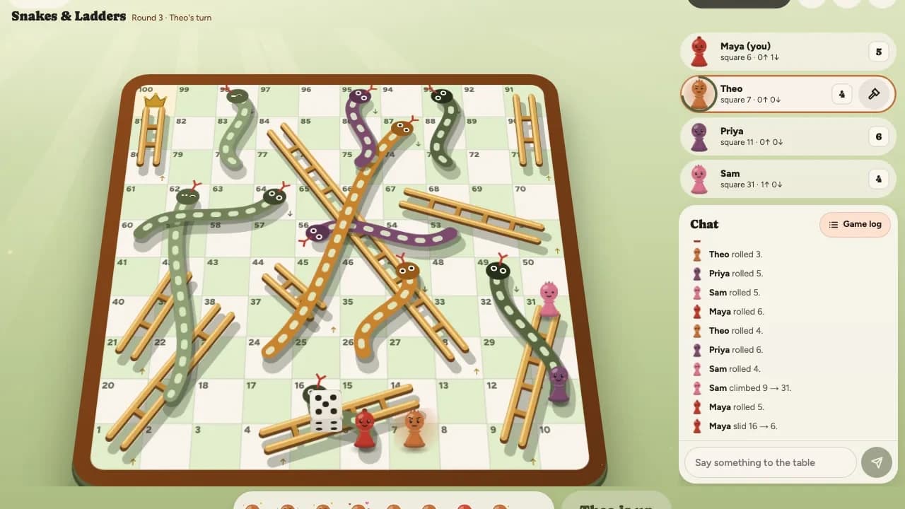 Snakes & Ladders Online screenshot 1